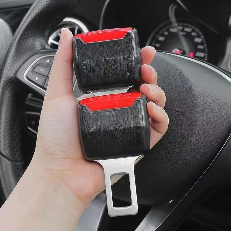 1pcs Car Seat Belt Clip Extender Safety Seatbelt Lock Buckle Plug Thick Insert Socket Extender Safety Buckle Accessories
