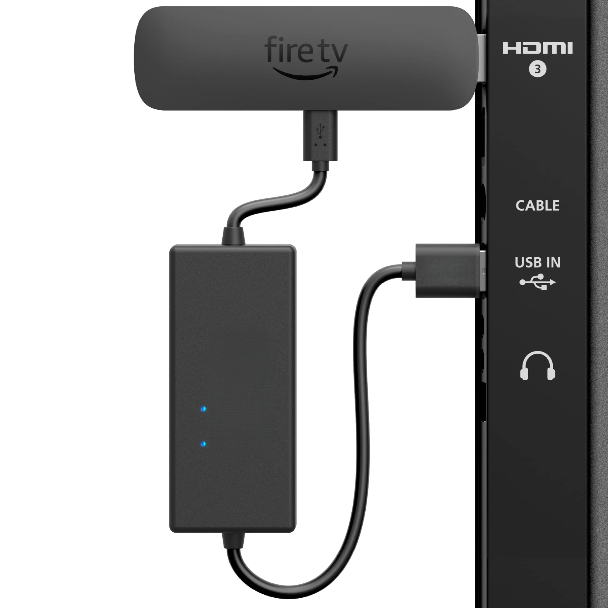 

Адаптер кабеля питания для AMZ Fire TV Stick, Powers Fire TV Stick напрямую от ТВ USB-порта (усушите нужно за адаптер переменного тока)