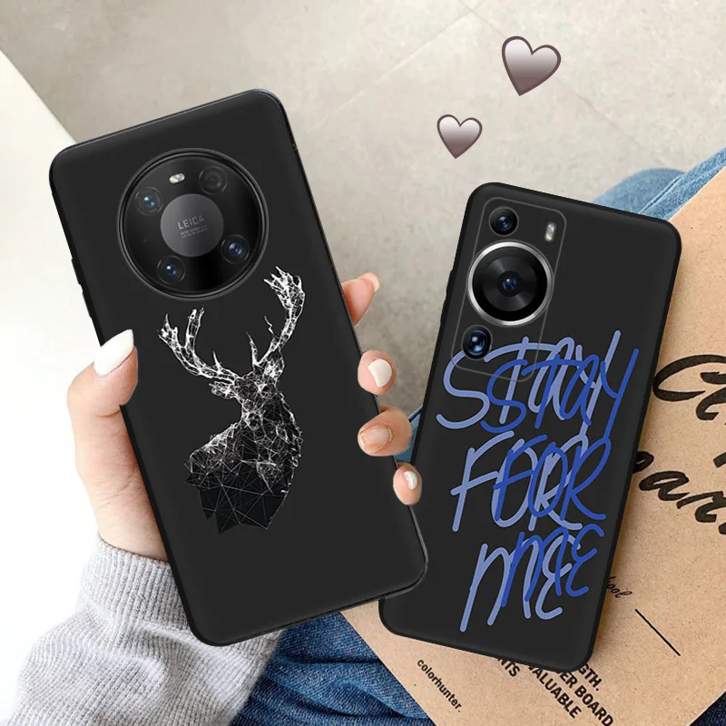 Silicone Black Phone Case for Motorola G200 5G G30 G31 OneFusion Lightning Bridge Tunnel Line Art Huawei P40 P30 P20 Smart Cover image 5