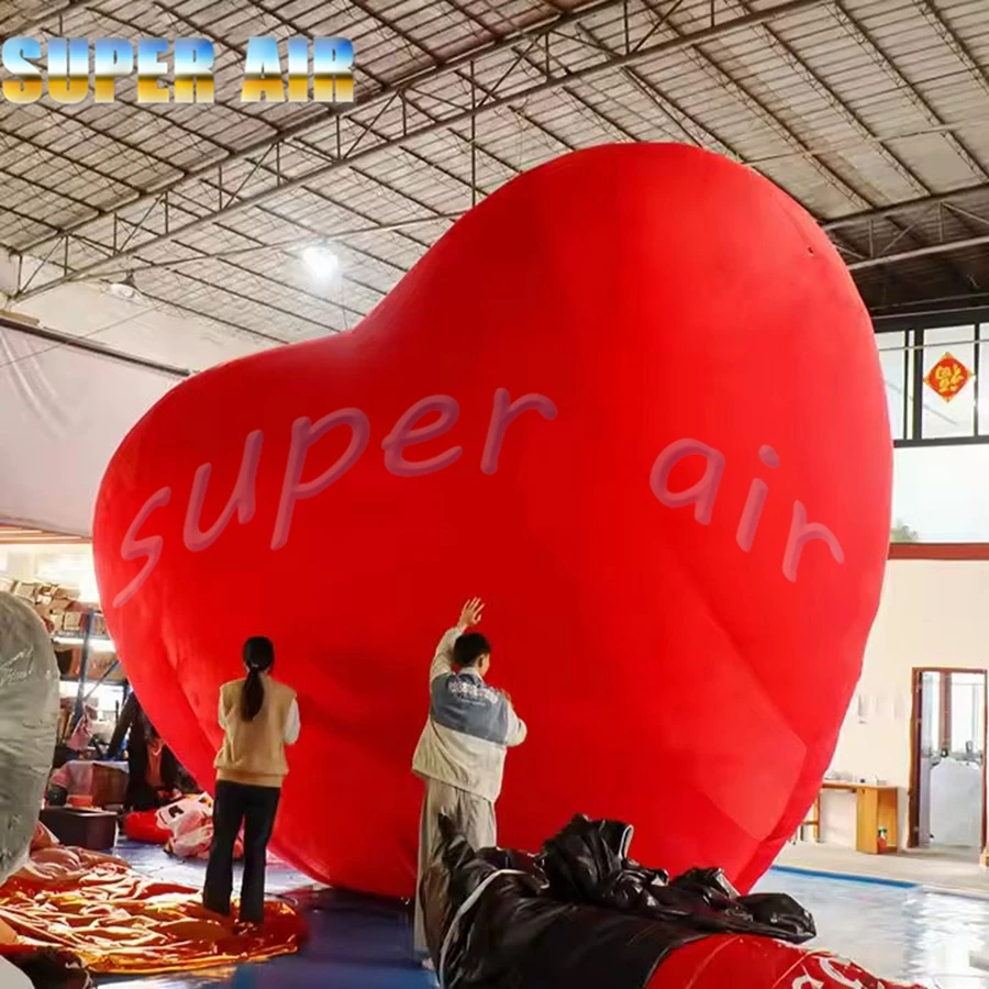 Décoration populaire pour fête de mariage, saint-valentin, cœur d'amour gonflable à vendre