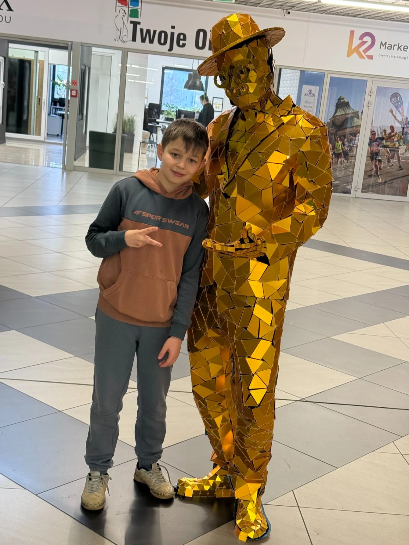 Zilver Goud Spiegel Robot Pak Stadium Laser Dans Kostuum Party Show Cool Machine Kleding Gogo Cabaret Dans Mannen Cosplay Suits