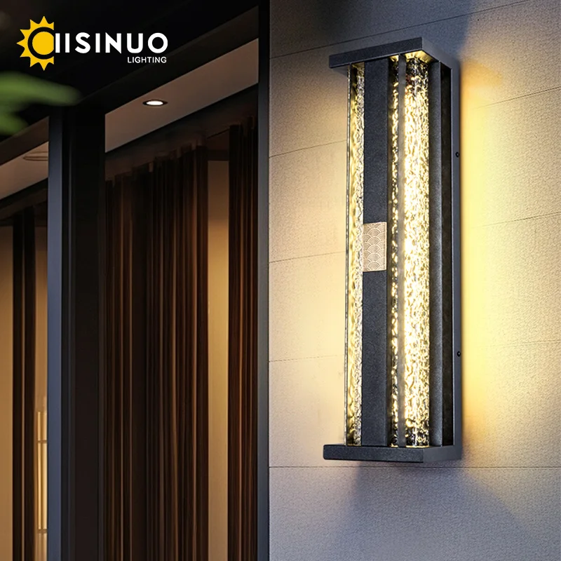

Waterproof Outdoor Wall Light Stainless Steel Asian Inspired Sconce Heavy Duty Rustproof Lamp for Garden Porch Villa Weatherproo