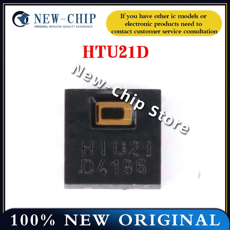 2 PCS-50 PÇS/LOTE HTU21D DFN-6 sensor de temperatura e umidade novo original