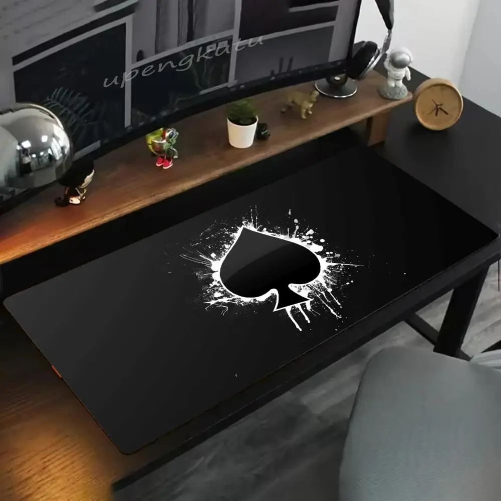 Ace Of Spades Cool Fashion Anti-Slip Table Mat Aldult Mousepad Gamer Computer Keyboard Pad Games Pad For PC Mouse Carpet