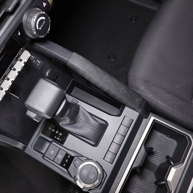 

For Toyota Tacoma 2024-2025 Silicone Car Center Control Gear Armrest Box Storage Box Mobile Phone Tray Interior Car Accessories