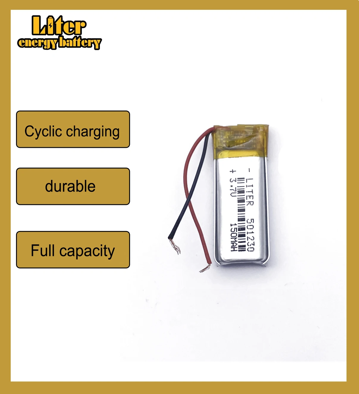051230 501230 150mah BT150 Bluetooth Headset 3.7V lithium polymer battery