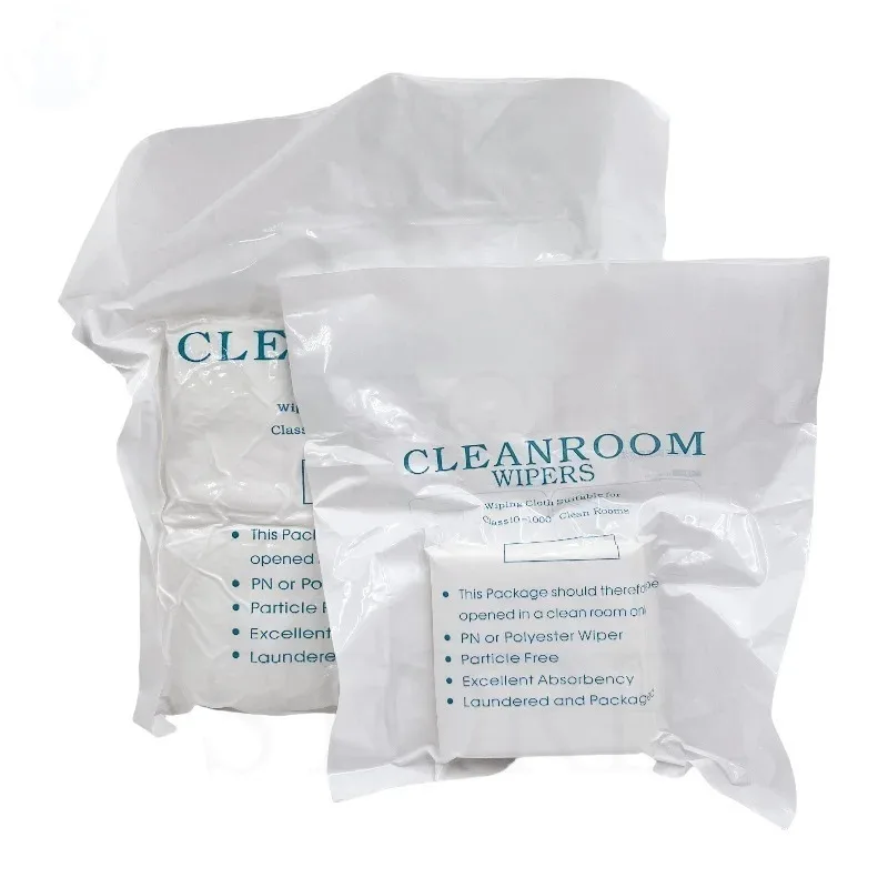 100 قطعة/الوحدة مكافحة ساكنة غرف الأبحاث مساحات الغبار خالية مسح القماش شاشة الهاتف اللوحة الأجزاء الإلكترونية تنظيف الملابس ممسحة