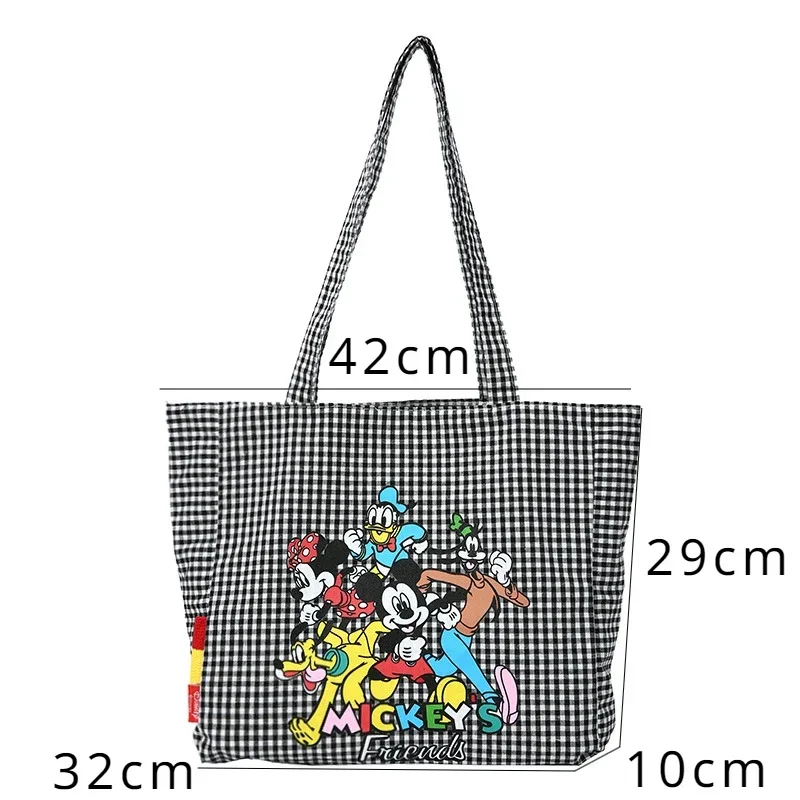 Tas dompet Disney dan tas tangan Mickey Mouse untuk wanita, tas dompet Disney, tas tangan imut, tas bahu modis