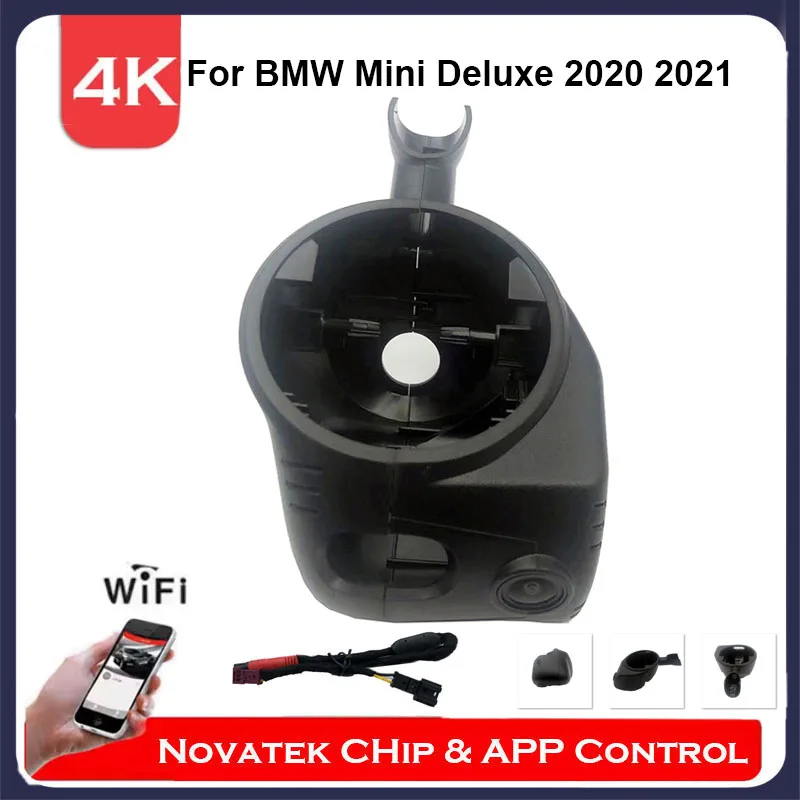 4K Front And Rear Cam Wifi Dash Cam For BMW  Mini Cooper Countryman Deluxe 2020 2021 2022 ,New Plug And Play DVR APP Control