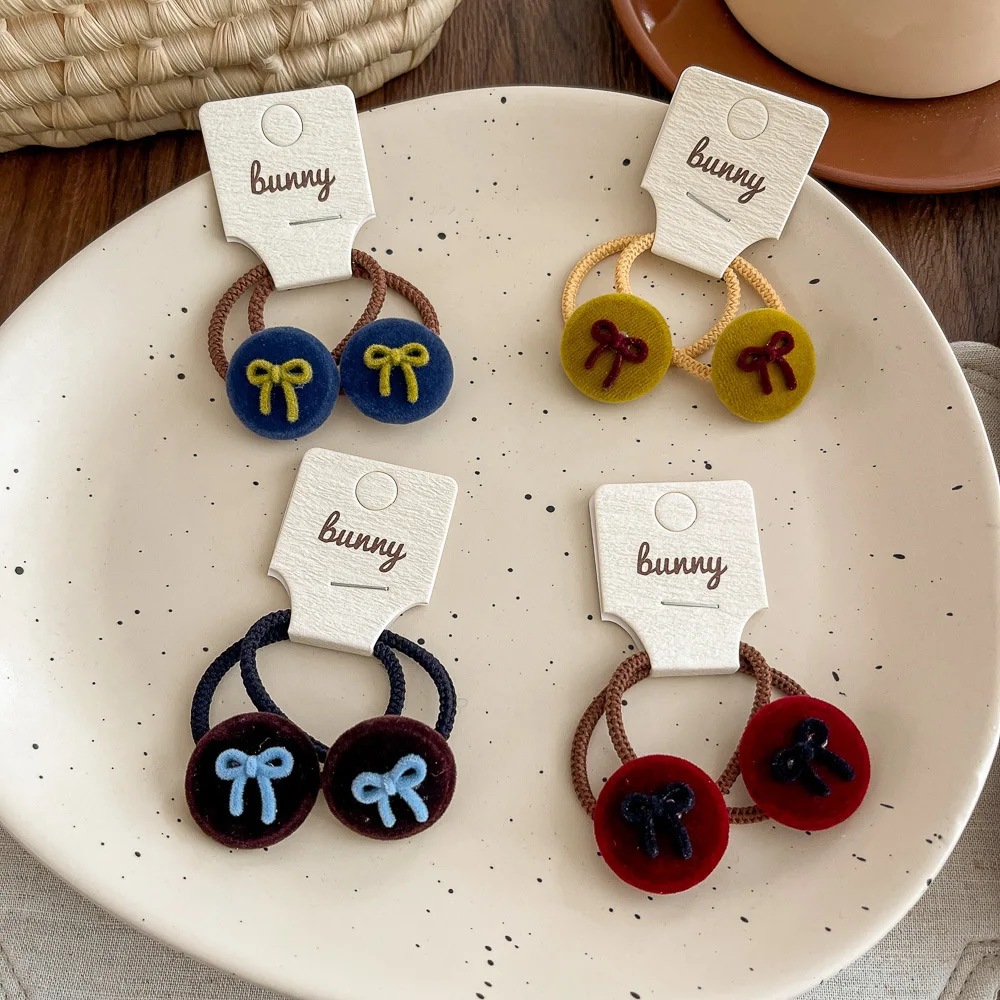 

Baby Bowknot Velvet Hair Clips for Girls Winter Hairpins Snap Clip Cute Hairclips Kids Hair Holder Children Hair Accessories