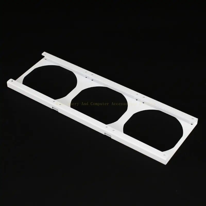 Galvanized Steel Fan Raising Stand For 12cm PC Cooling Fan 15mm Height Prevents Heat Throttling During Rendering