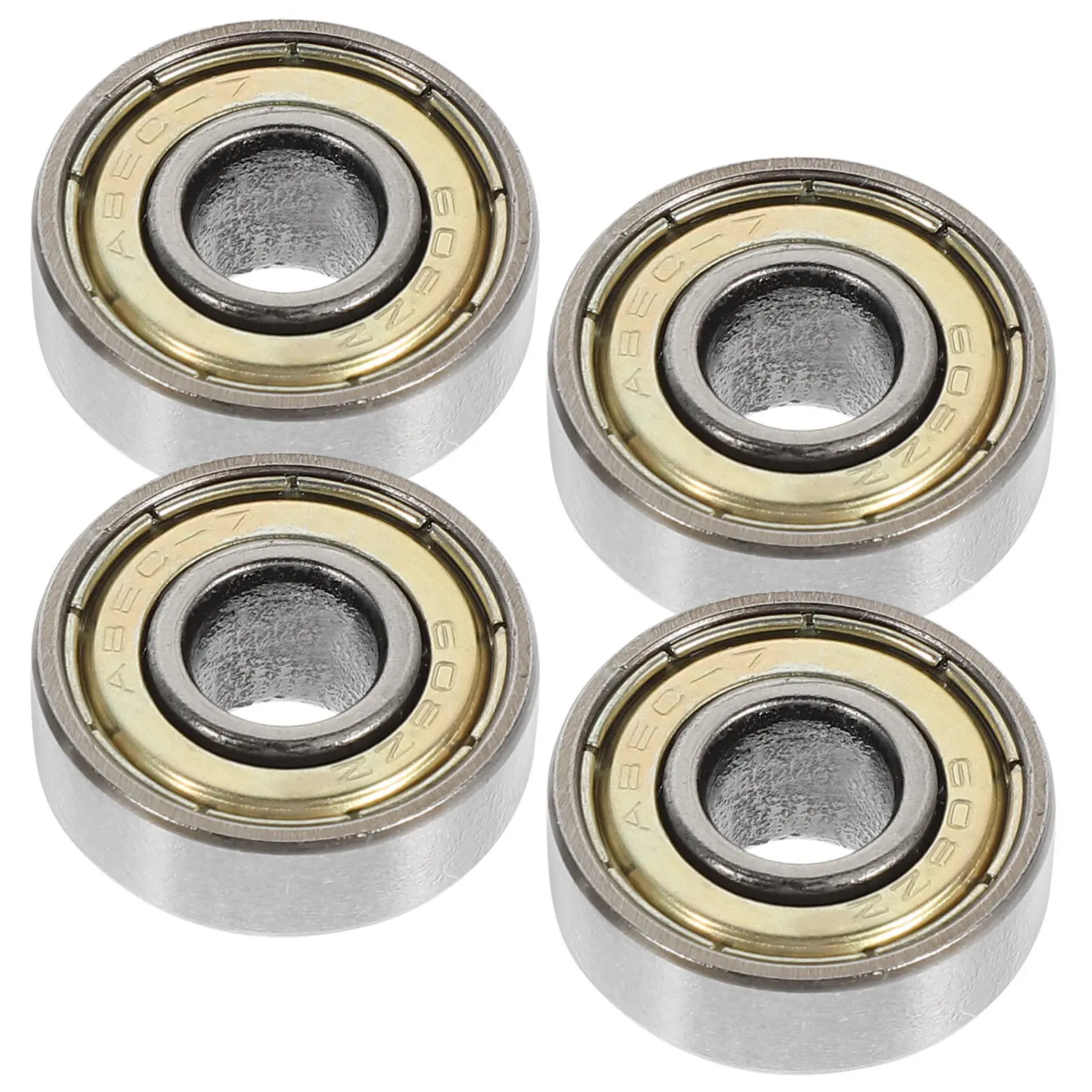 Manual Wheelchair Bearing Set 4pcs 608ZZ Front Wheel Hub 7/8 Inch Shaft Walker Small Ball Bearings Internal Components