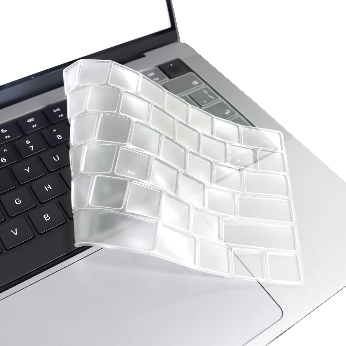 

US Layout Soft Silicone Transparent Keyboard Cover for Macbook pro 14 M1 M2 M3 A2442 A2485 A2779 A2780 A2991 Air M3 A2681 A2941