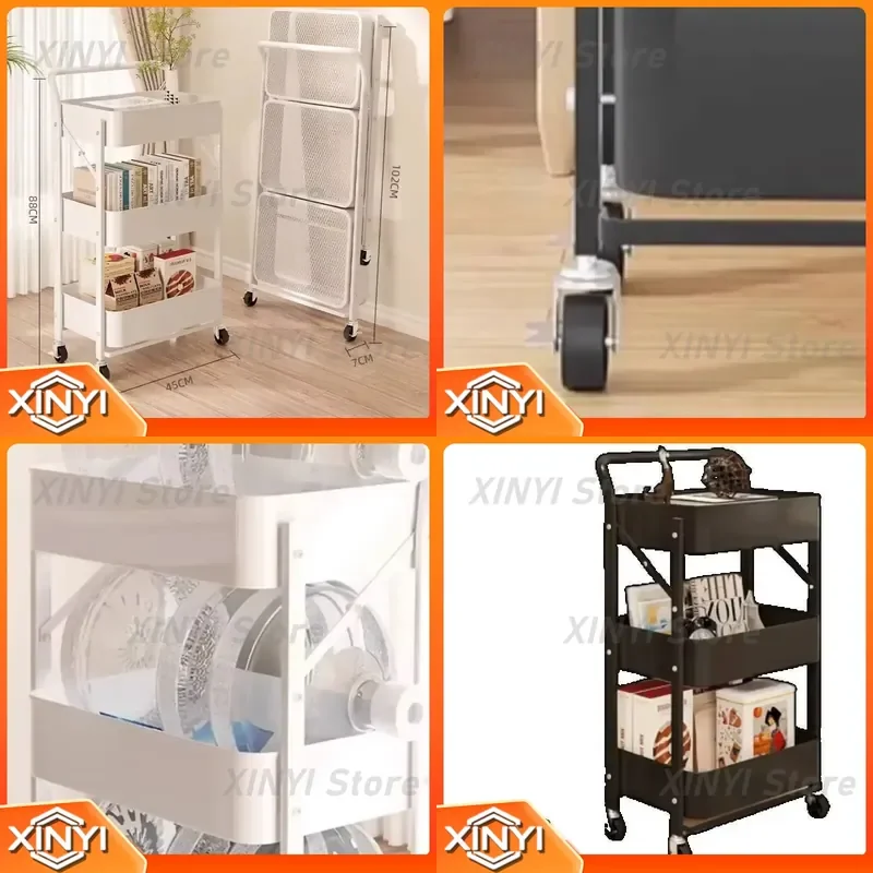 Equipment Lash Salon Trolley Beauty Rolling Hairdresser Wheels Salon Trolley Utility Carrinho Auxiliar Salon Furniture RR50ST