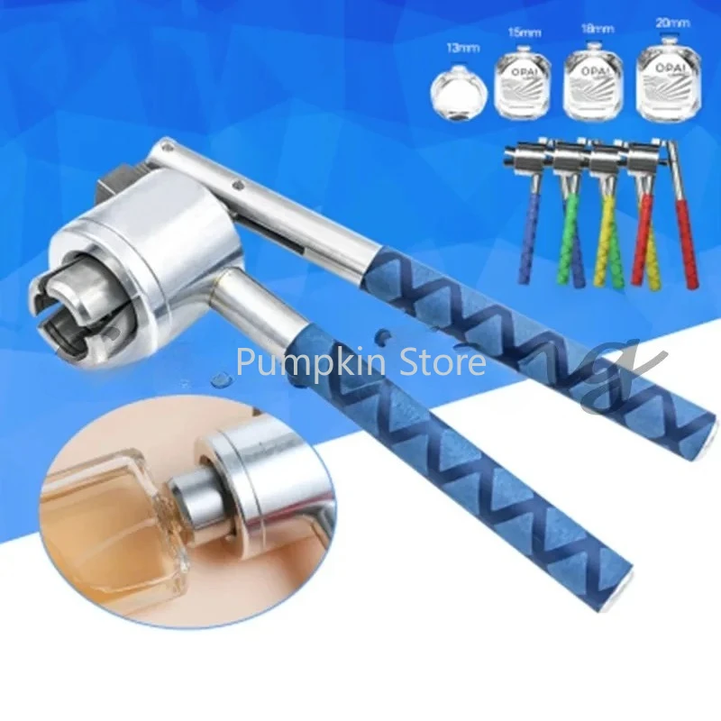 

Stainless steel manual perfume bottle spray bottle crimper manual sealing machine, crimper sealing, capping tool 13mm 15mm 18mm