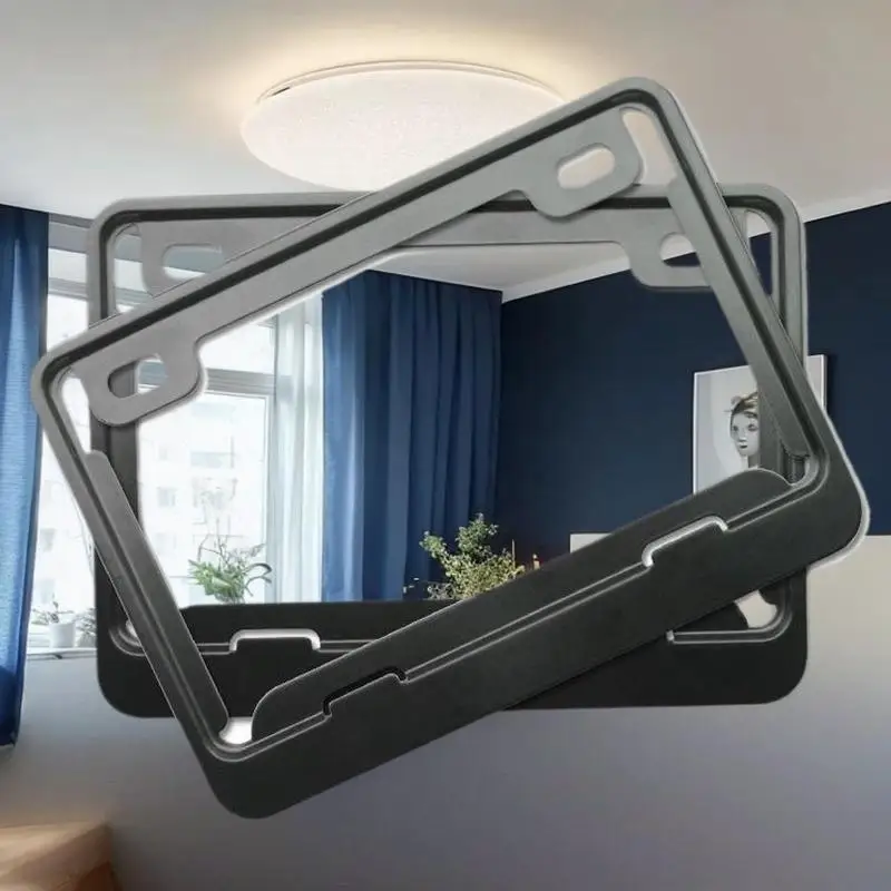 Motorrad Abzeichen Rahmen Universal Aluminium Kennzeichenhalter Motorrad Zubehör Motorrad Kennzeichen Rahmen