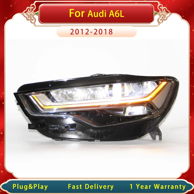 

Car Headlight For Audi A6L 2012-2018 C7 Upgrade New Design Full LED Head Lamp Accembly