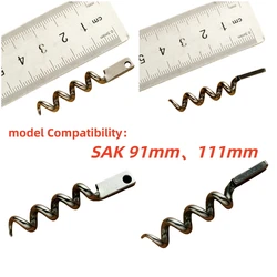 1 piece Replacement Original Accessories Corkscrew for 91mm 111mm Victorinox Swiss Army Knives SAK Accessories