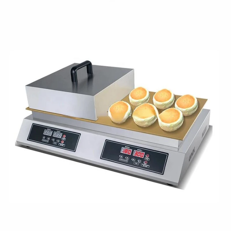 220V 110V Souffle Machine Japanese Cheese Cake Iron Baker Pan,Souffle Pan Cake Baking Plate copper