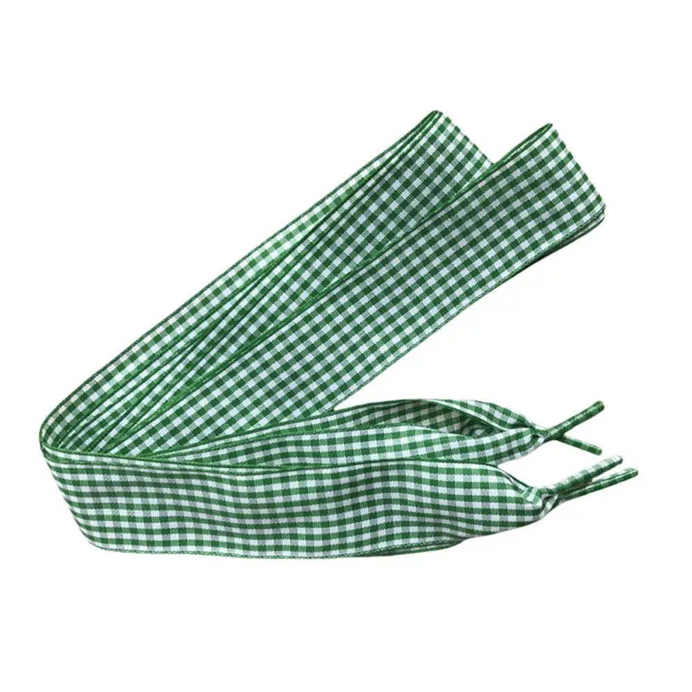 Checkered Ribbon Shoelaces Casual Sports Shoes Laces Trendy Lattice Shoe Laces Colorful Shoes Decoration Make Shoes Different - Image 4