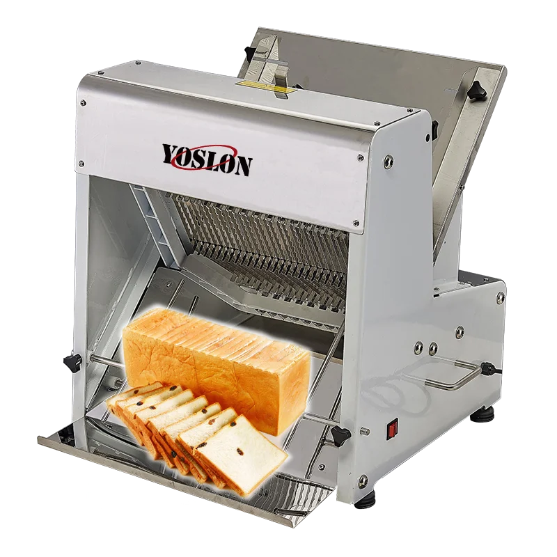 YOSLON 31pcs Cutting, Cutter Machine Commercial Automatic Electric Bread Slicer for Bread Toast/