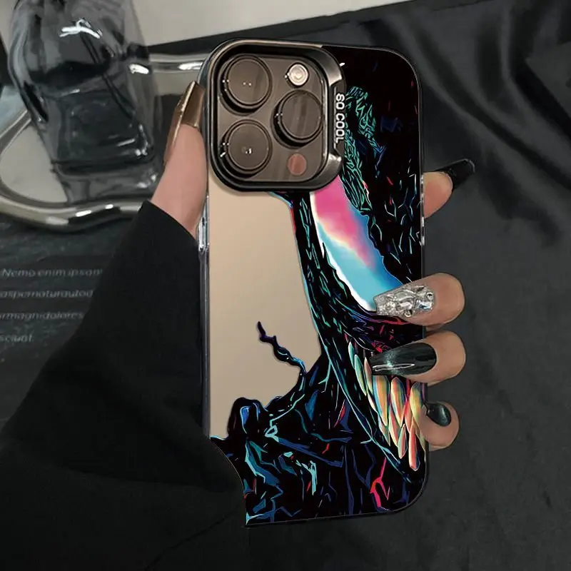 Neon Venom for iPhone16pro phone case iPhone12 New iPhone15ProMax all-inclusive iPhone14 Simple iPhone13