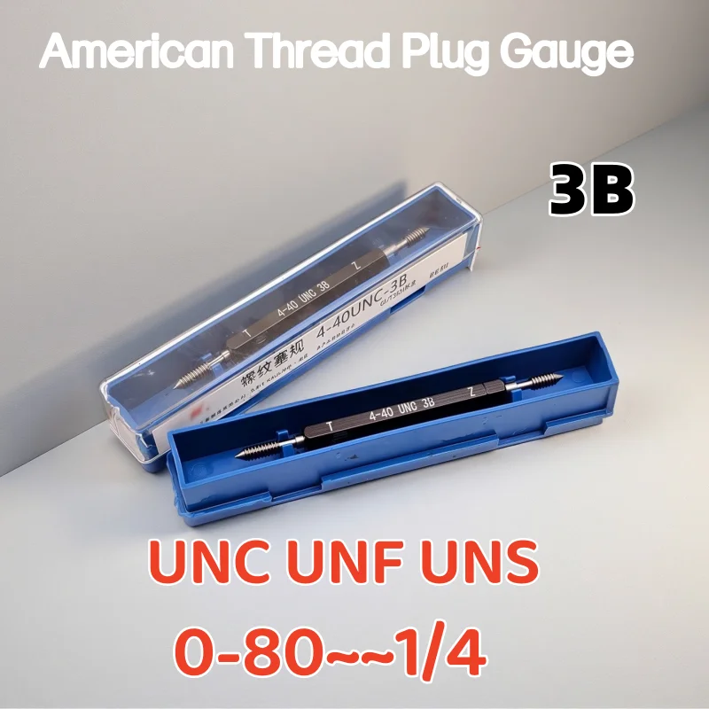 

1PCS 3B Thread stop gauge and thread gauge inspection tool UNC UNF UNS 0-80 1-64 8-32 10-24 1/4-20 1/4-28