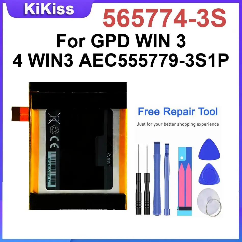 High-Performance Batteries 565774-3S For GPD WIN 3 4 ,with Tools