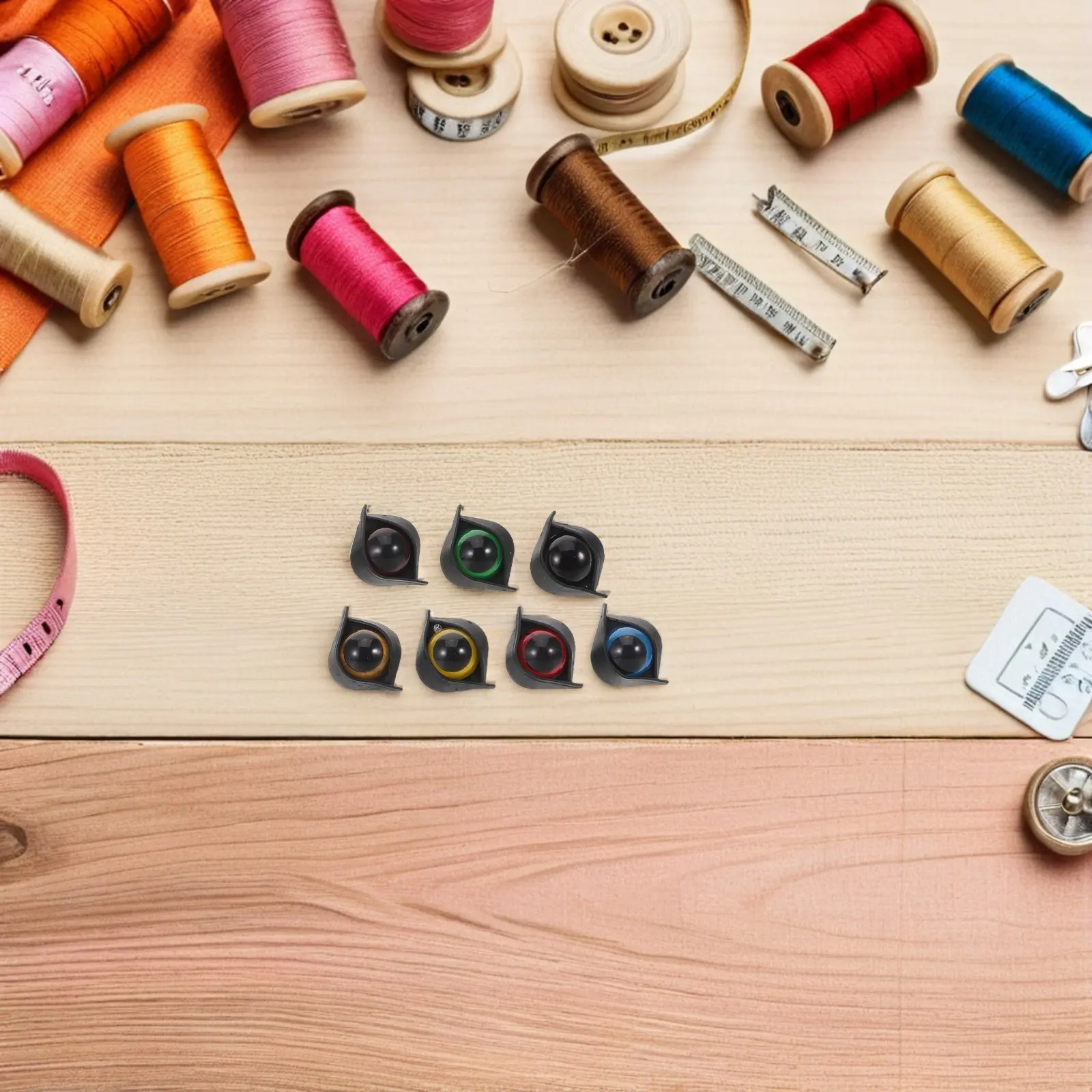 

50Sets 14mm Plastic Safety Eyes for Stuffed Animals Crochet Crafts DIY Puppet Bear Making Supplies Lifelike Design