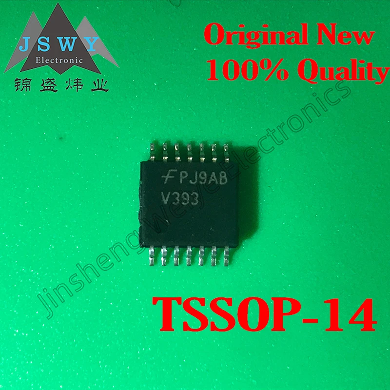 

(20-50PCS)74VHC393MTCX V393 TSSOP14/Dual 4-bit Binary Counter/Imported/Original/In Stock/Fast Shipping