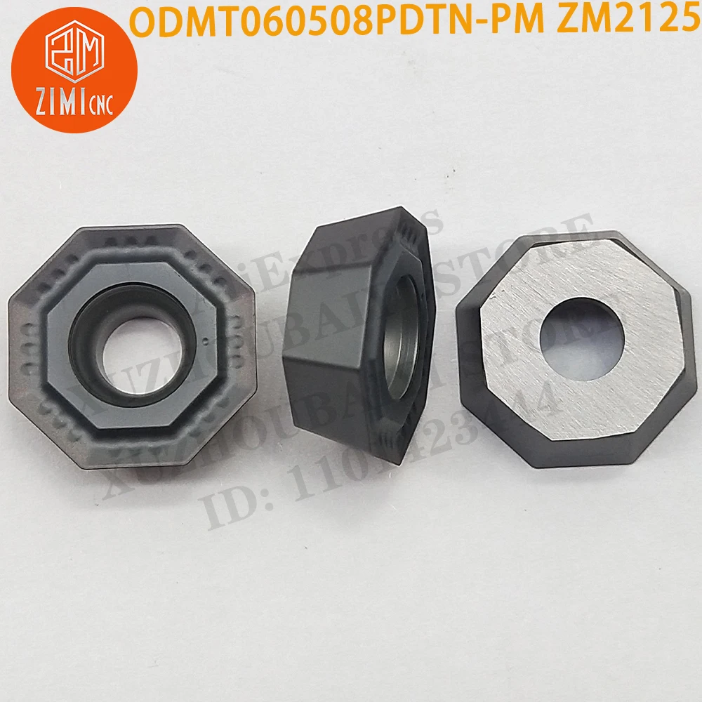 

ODMT060508PDTN-PM ZM2125 ODMT 060508 PDTN Carbide Insert Milling Inserts Tools CNC Tools Metal Lathe Tools Milling Cutter Insert