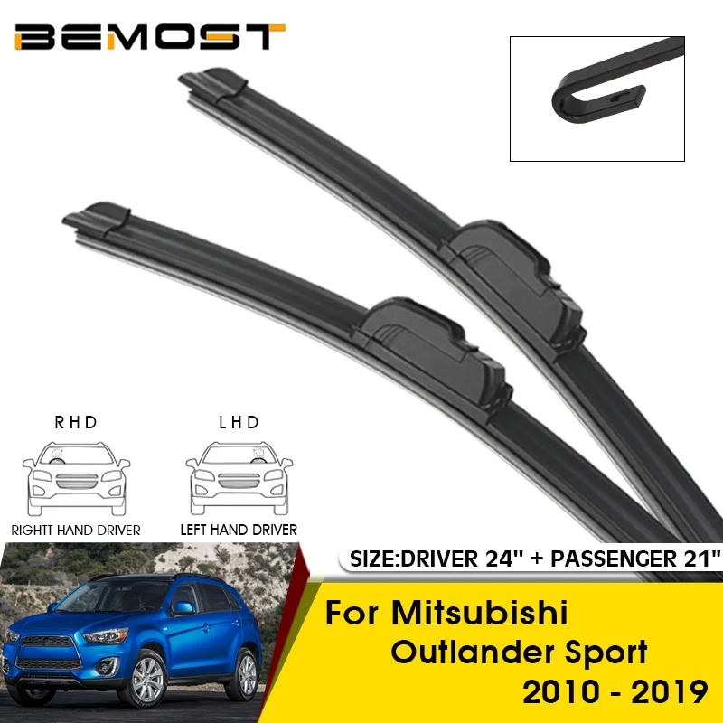 

Car Wiper Blades For Mitsubihsi Outlander Sport 2010-2019 Windshield Windscreen Front Window Blades 24"+21" Car Accessories