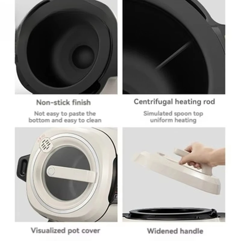 ماكينة طهي ذكية أوتوماتيكية 110 فولت 220 فولت ماكينة طهي احترافية تجارية للطعام ماكينة قلي روبوت كهربائي للطهي #6