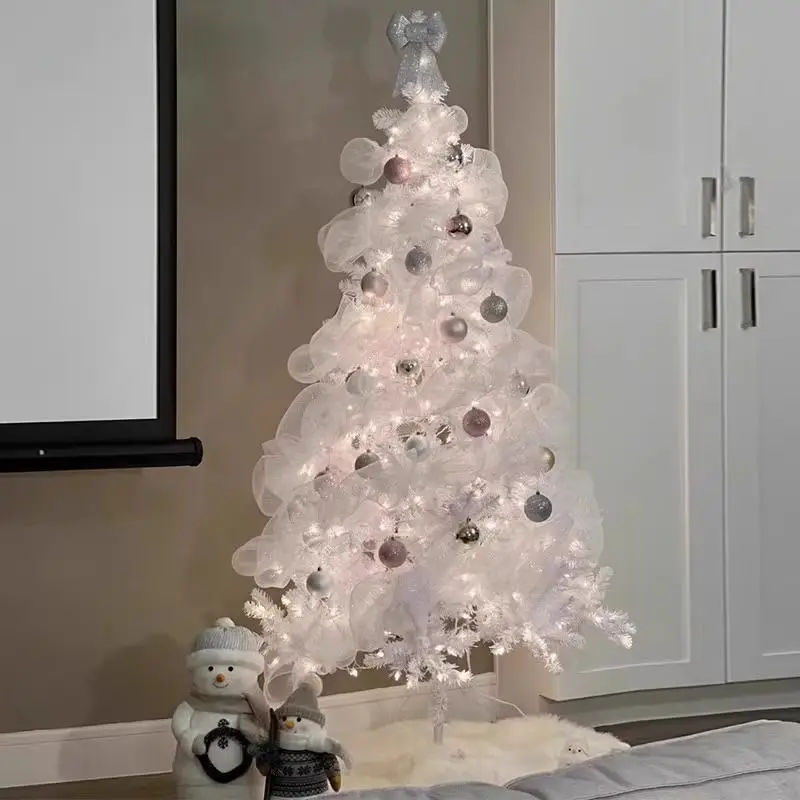 

Christmas tree household ins wind Christmas decoration Internet celebrity Christmas decoration white DIY