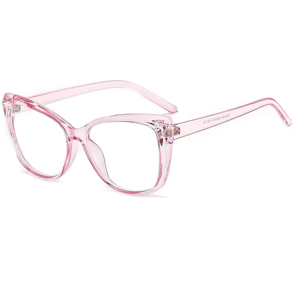 Neue Mode Vintage Gradienten Brillen Für Kurzsichtigkeit Anti Blau Licht Myopie 2022 Einzigartige Transparente Cat Eye Brille Rahmen – Detail 8