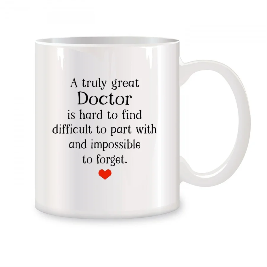 

A Truly Great Doctor Is Hard To Find And Impossible Mugs For Doctor Birthday Gifts Novelty Coffee Ceramic Tea Cups White 11 oz