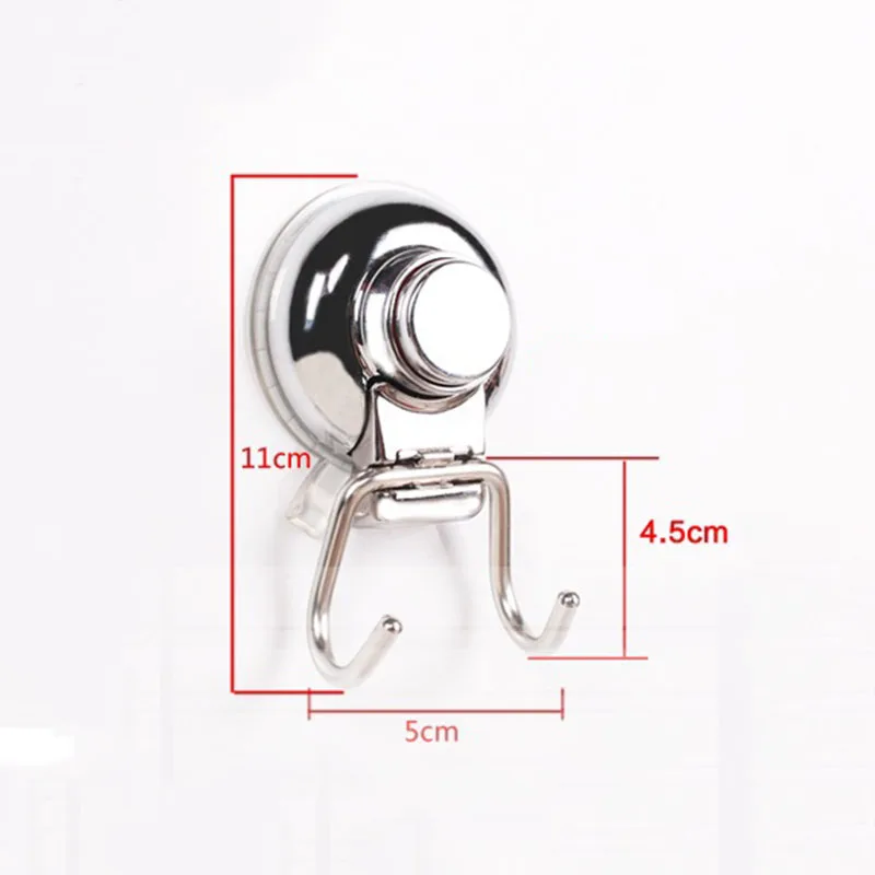 Vacuum suction cup hook creative    strong   double  bathroom  kitchen seamless