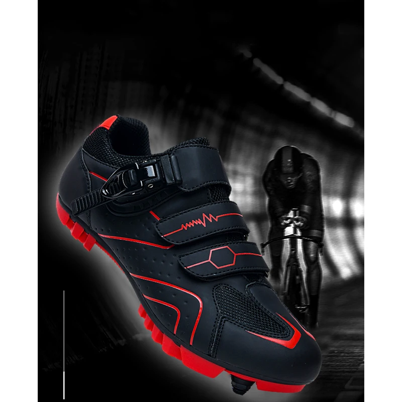 Unisex Radfahren Sneaker MTB Schuhe mit Männer Cleat Straße Dirt Bike Flache Racing Frauen Fahrrad Berg SPD MTB Schuhe Zapatillas Mtb – Detail 2