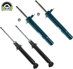 1x Front Rear Shock Absorber For BMW 525i 528i 530i 540i E39 M Sport 1997-2003 Coil Spring Shock Strut without VDC 31311096857