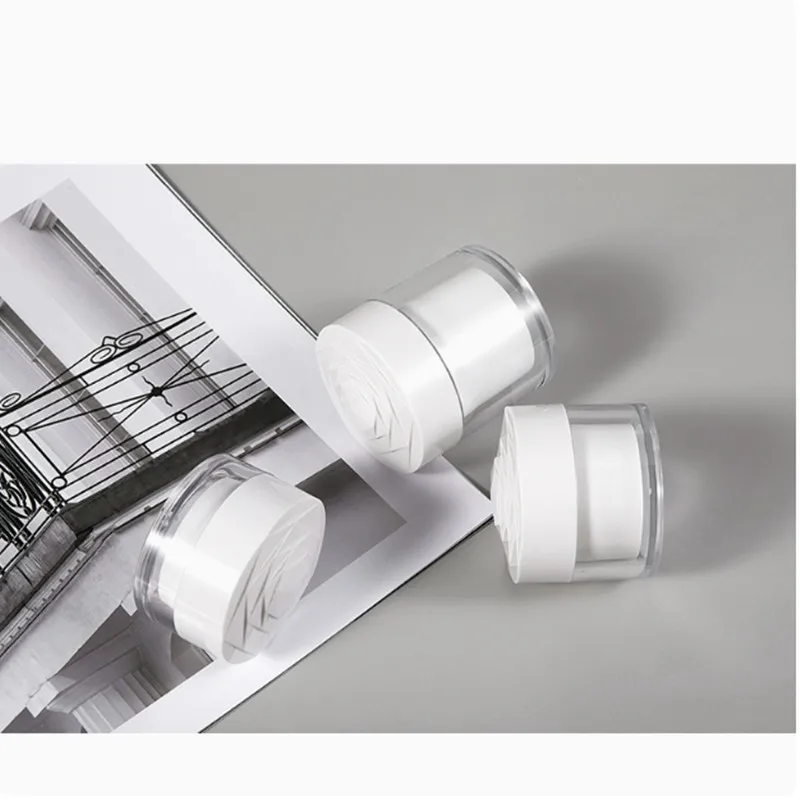 10/30pcs 빈 크림 로션 항아리 20g/30g/50g 라운드 화장품 항아리 메이크업 컨테이너 리필 가능 플라스틱 상자 여행용 보관