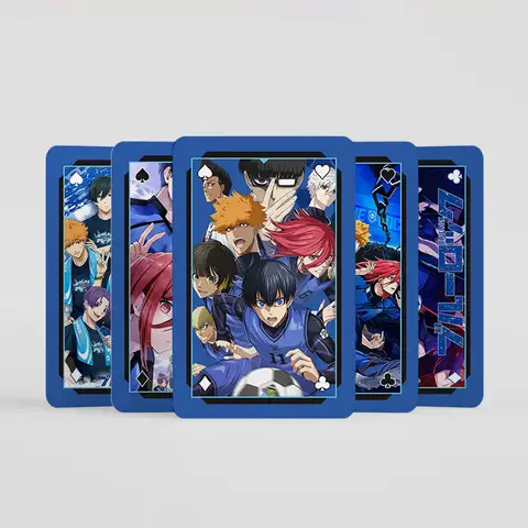 Anime Pokerleksak Blå Lås Spelkort Nagi Seishiro Isagi Yoichi Mikage Reo Cosplay Inbunden Coollection Gåva 10 best sales anime pokerspelkort - №5