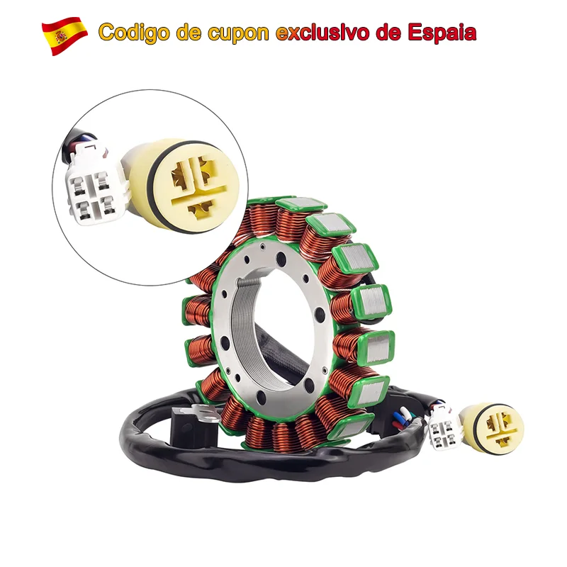 Bobina del Estator del Generador de Motocicleta para Yamaha YFM350FWA Bruin Grizzly 350 YFM400FA Kodiak 400 YFM450FWA Wolverine 450 YFM660FA