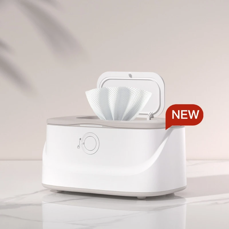 

Умная грелка для детских салфеток с ночником, регулируемая температура, 3-уровневый нагрев, верхняя часть из нержавеющей стали, энергосбережение низкой мощности