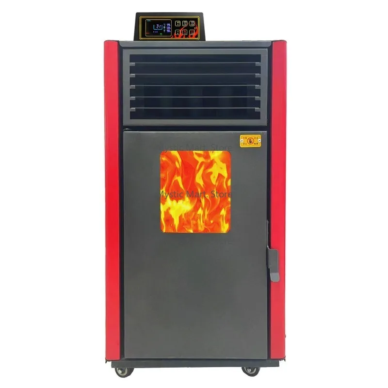 Estufa de pellets moderna a precio directo de fábrica, fácil instalación, alimentación automática, horno de partículas de viento cálido de biomasa