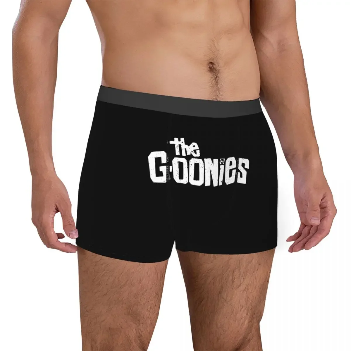 The Godonies TV Series Boxer Shorts para Homens, Mid Cintura Cueca, Novidade Calcinha, Plus Size Cuecas