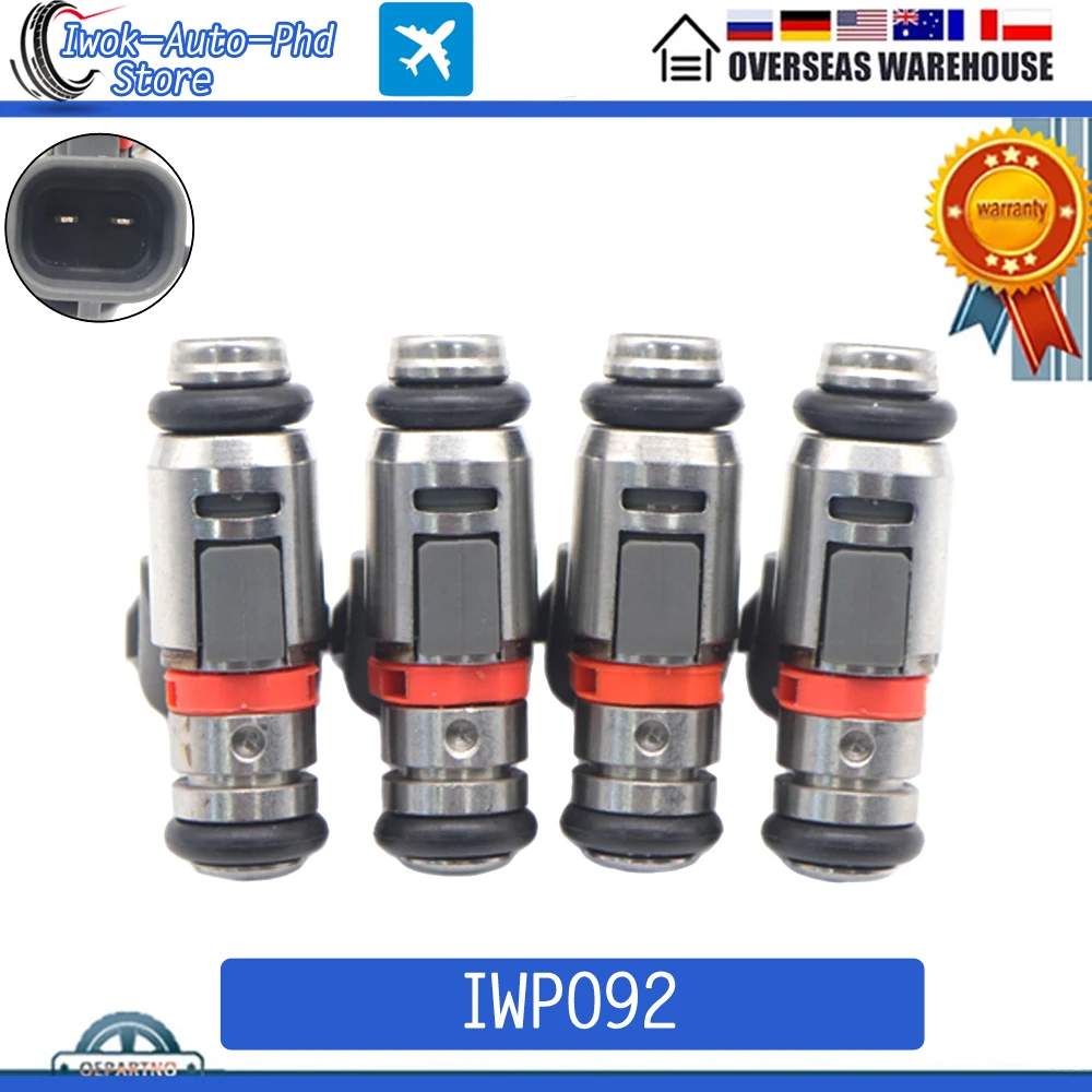 Car 4pcs Fuel Injectors Nozzle IWP092 Fuel Injectors For Audi Seat Skoda For VW Golf Lupo Polo 1.4L 16V 0280158257