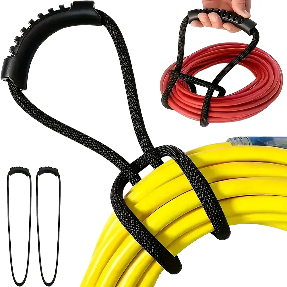 Heavy-Duty Nylon Suspension Wire Storage Straps with Lifting Handle Water Pipe Organization Home Solution