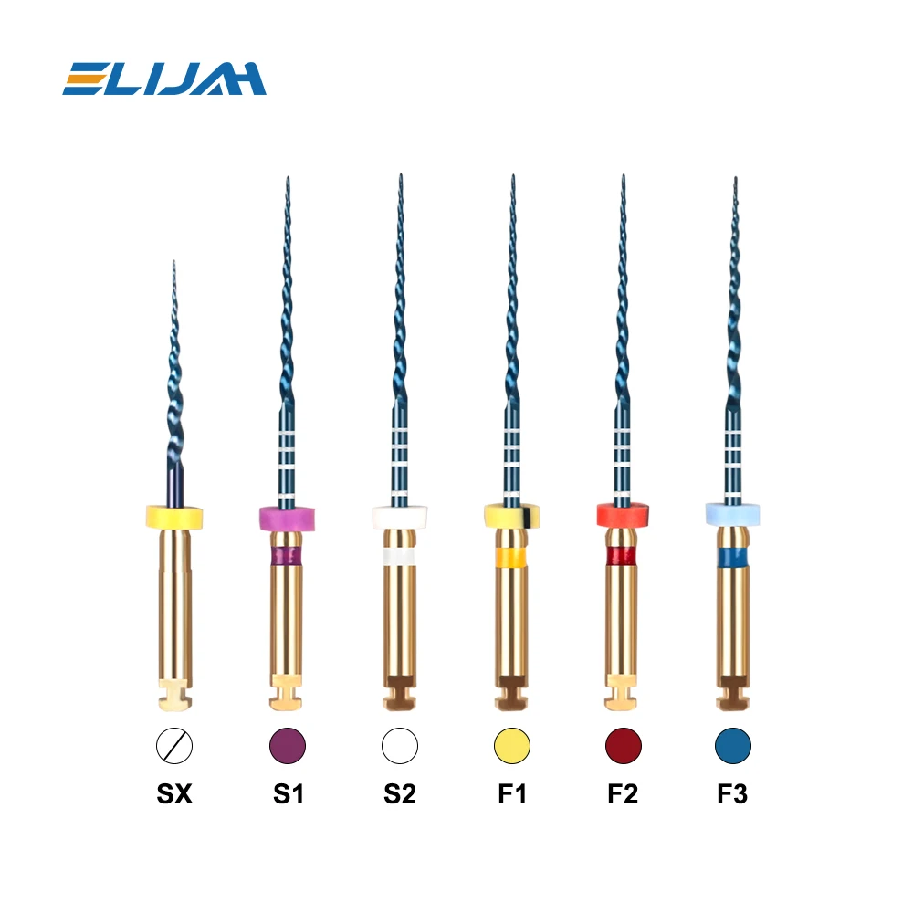 

Dental 25mm Sx-F3 Niti Super Blue Rotary Heat Activated Endodontic Canal Root Files Denspay Dentistry Tools Engine Use Files