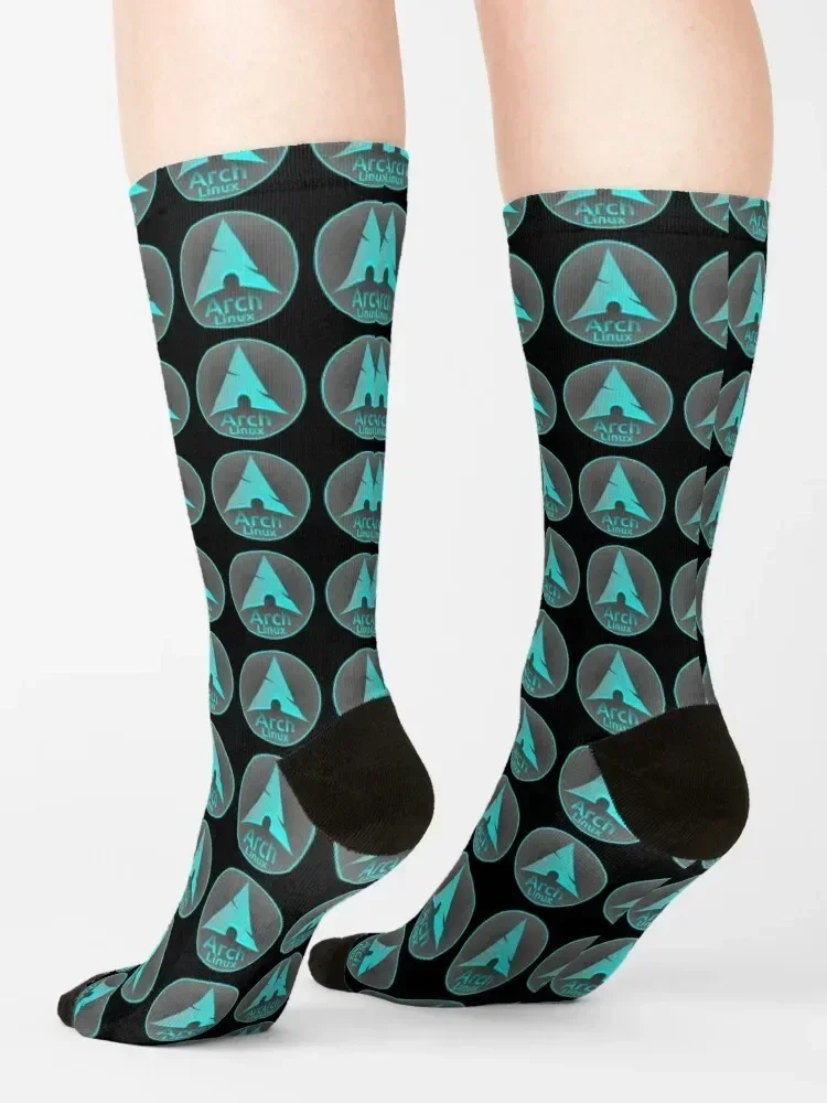 Interesantes calcetines con diseño Archlinux, calcetines esenciales de tenis para niña y hombre