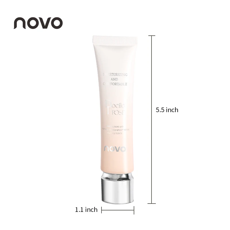 Gezichtsmake-upbasis Poriënloze primer Lichtgewicht matte afwerking Langdurige oliecontrole Foundation Primer Cosmetica met hoge dekking